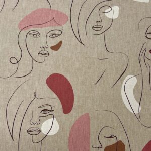 Face Art-Colour-1964-145-54inchwide-42.98-80Cotton-20Polyester-Holland-Repeat-V25-H27-CM-Textiles